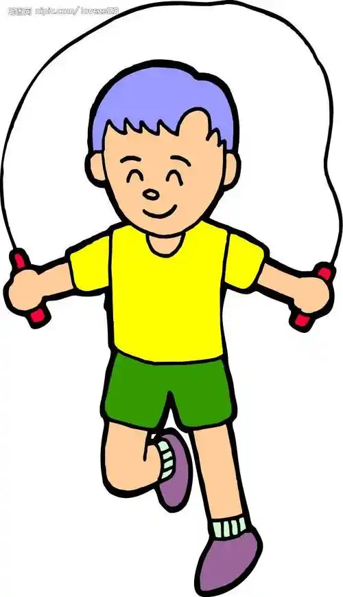 跳绳简笔画跳绳简笔画儿童画