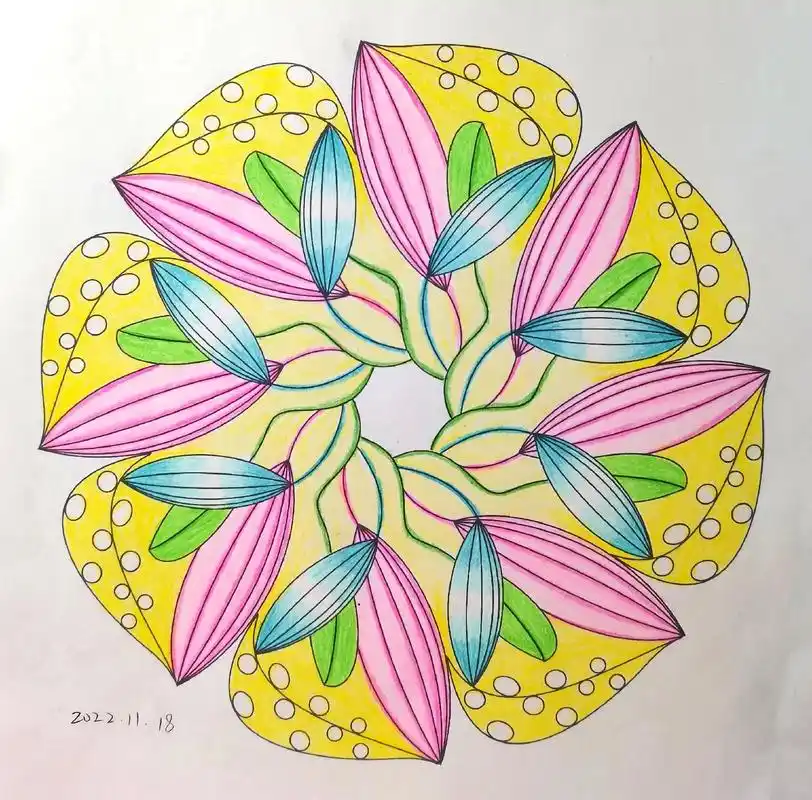 曼陀罗绘画疗愈.在曼陀罗中 你可以想说什么就说什么 它会向你 - 抖音