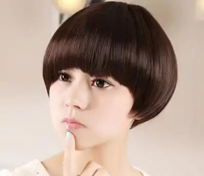 最新女生西瓜头发型图片