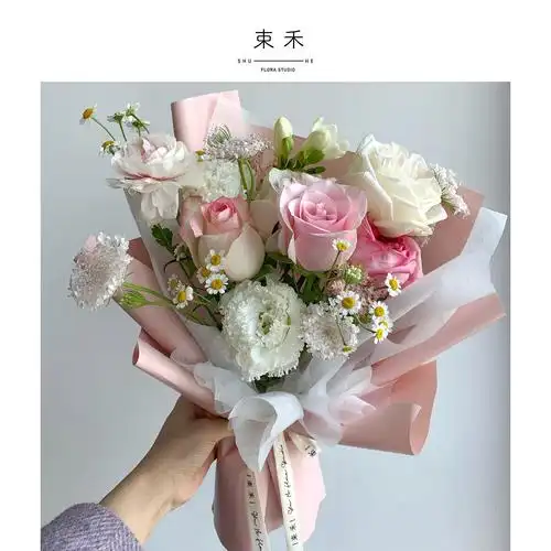 韩式鲜花花束图片(韩式鲜花花束图片全花束高清)