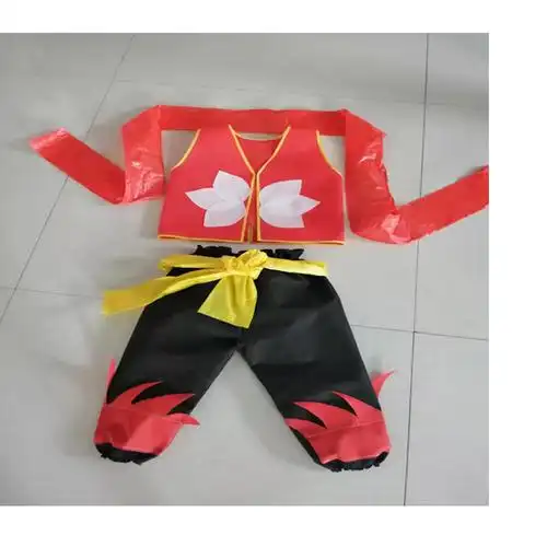 哪吒环保哪咤魔童降世儿童男女表演套装装小儿童演出服