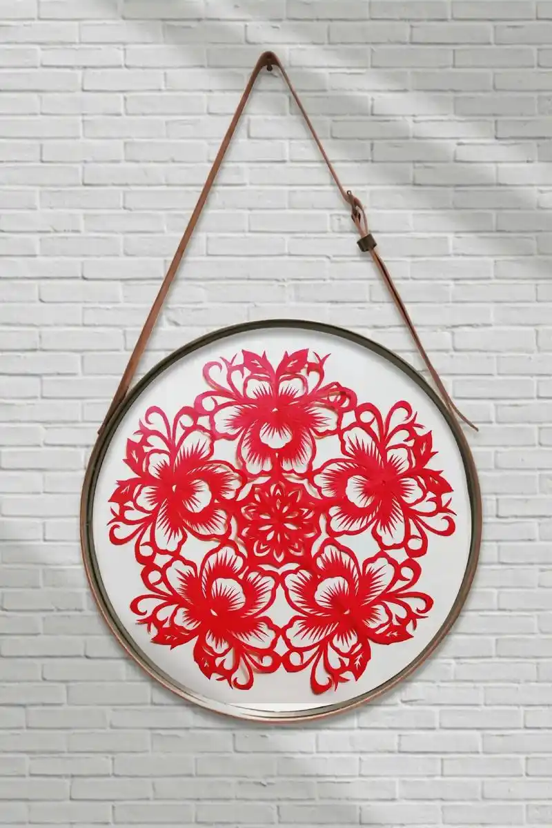 随心剪小团花,喜欢的剪起来,底稿附后!#剪纸教程 #剪纸 # - 抖音