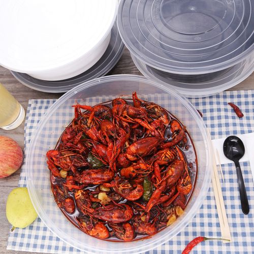 2500ml圆一次性打包盒一次性餐盒 外卖盆龙虾火锅酸菜鱼超大饭盒
