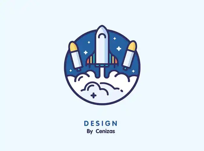 练习小火箭01|ui|图标|cenizas - 原创作品 - 站酷 (zcool)