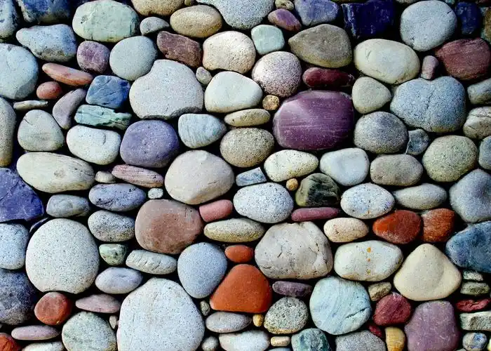 鹅卵石小道图片