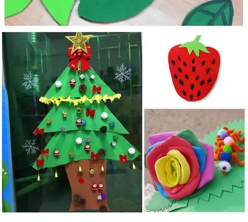 包邮 彩色海绵纸手工diy材料纸泡沫纸幼儿园手工折纸彩色剪纸批发