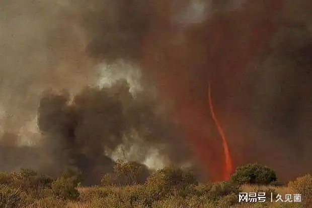 你见过带火的龙卷风吗虽是神话事物却在美国真实出现过
