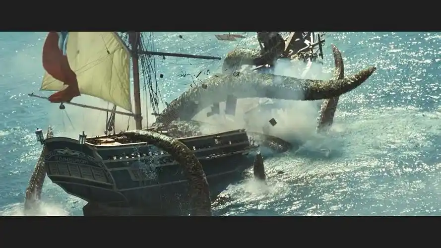 展开全部 《加勒比海盗2:聚魂棺》   这是戴维 琼斯的大章鱼 挪威