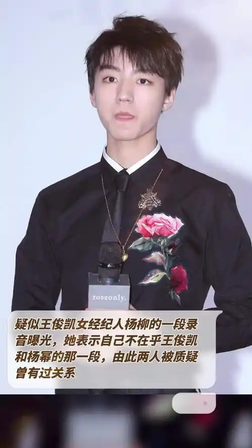 疑似王俊凯女经纪人杨柳的一段录音曝光,她表示自己不在乎王俊凯和