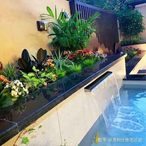 庭院鱼池这样设计,实在太美了!