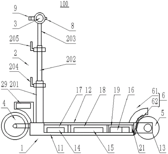 一种电动儿童滑板车的制作方法