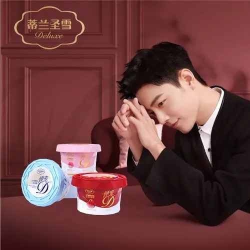 推荐理由: 肖战官宣【蒂兰圣雪】倾宠玫瑰花果酸奶网红冰淇淋组合90g*