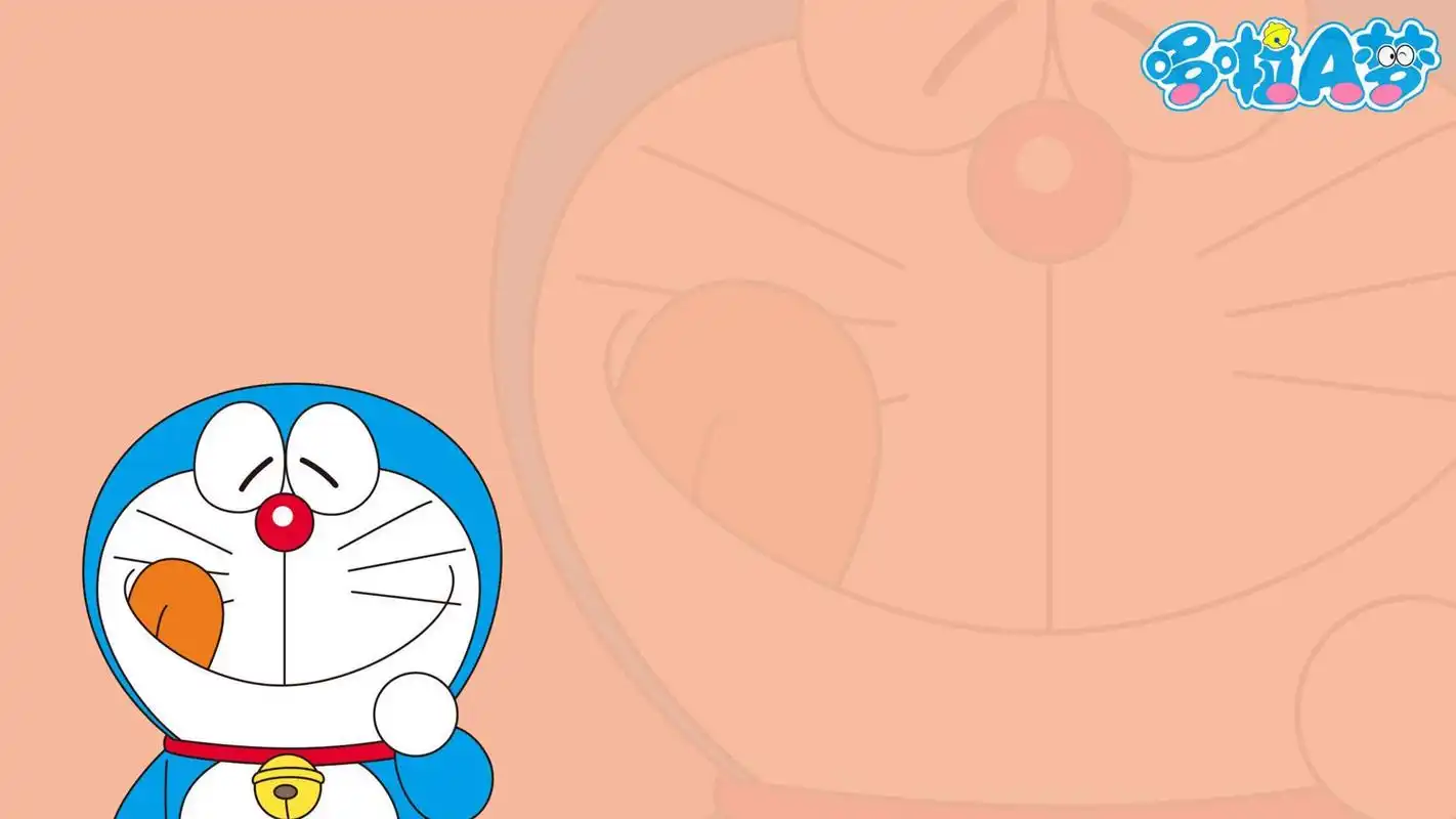哆啦a梦可爱卡通形象高清桌面壁纸