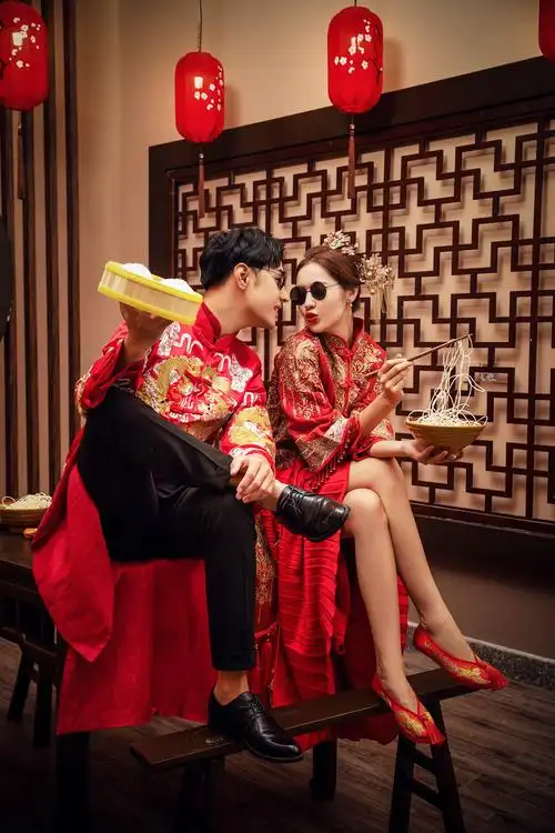 新中式婚照系列演绎国潮新风尚给你婚纱照新选择