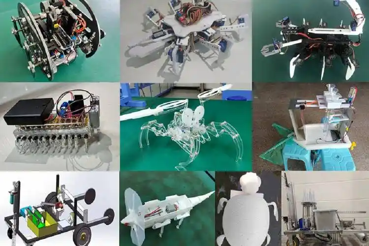 陕西国防职院在第十届全国大学生机械创新设计大赛省赛喜获佳绩_作品