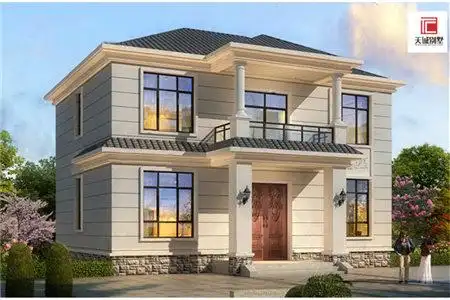 tc-060-12米乘10.8米现代简约风格农村二层自建房图纸广东珠海