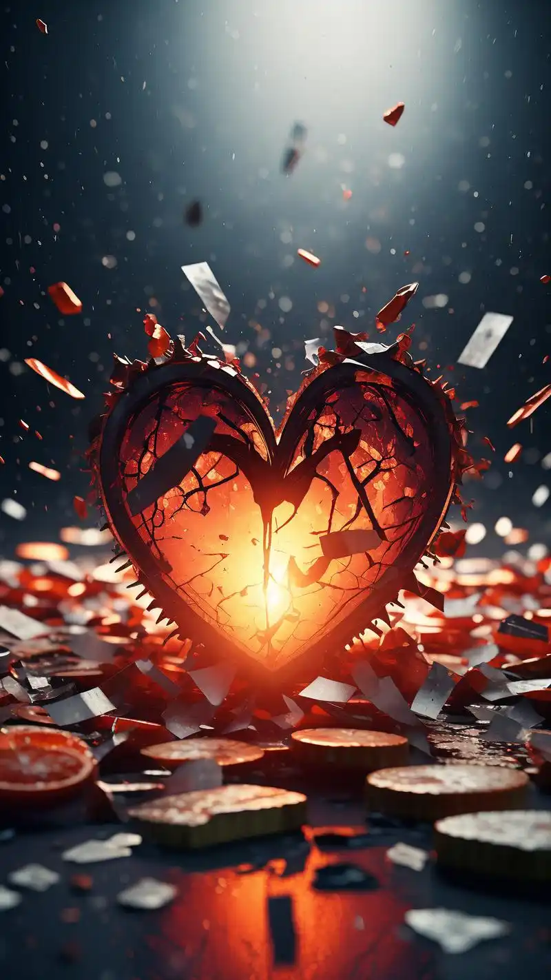 心碎伤感壁纸,情绪宣泄的窗口92