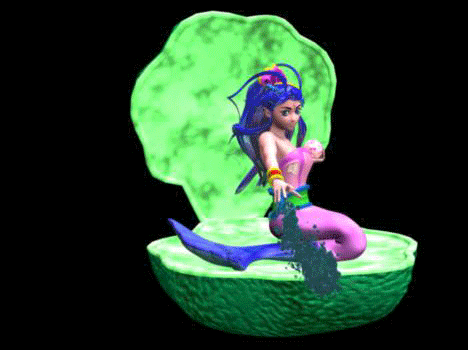 分享一只3d蚌精守护子母河保护我的爱人