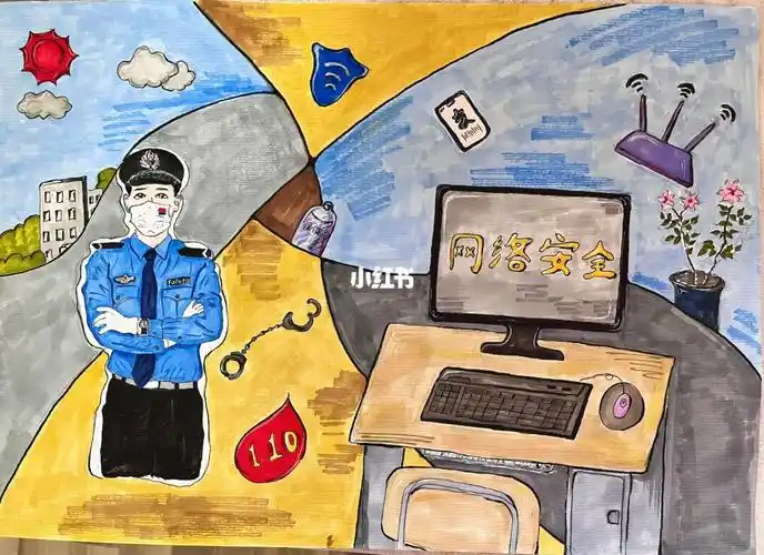 网络安全绘画