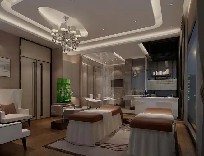 现代风格美容店装修效果图