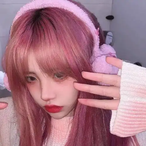 想要粉色头发的头像什么类型都可以!