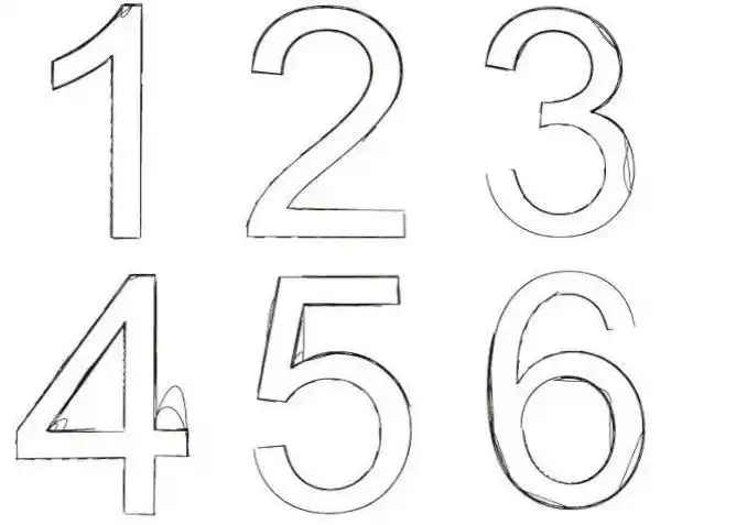 美术《变蔬菜的小数字》