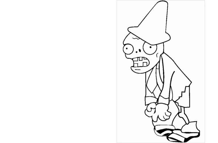 植物大战僵尸跳舞僵尸简笔画