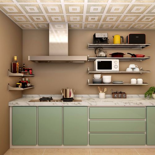 宜家304不锈钢厨房置物架 壁挂隔板层架客厅收纳架微波炉架子包邮