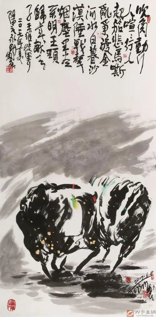 王永刚 四尺《战马》 国家一级美术师