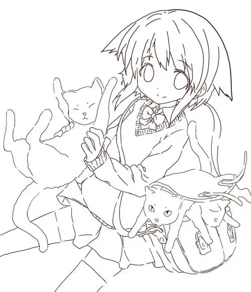 板绘线稿描摹第四天