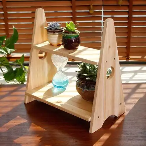 实木田园收纳架