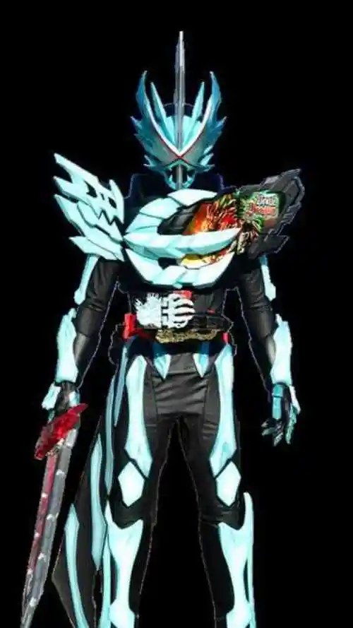 假面骑士圣刃远古龙超燃变身这双蓝色的眼睛真的一步到位