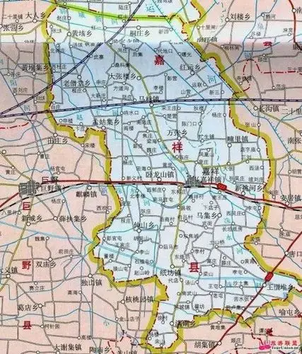 惊呆了嘉祥县地图原来是一幅英雄的画像