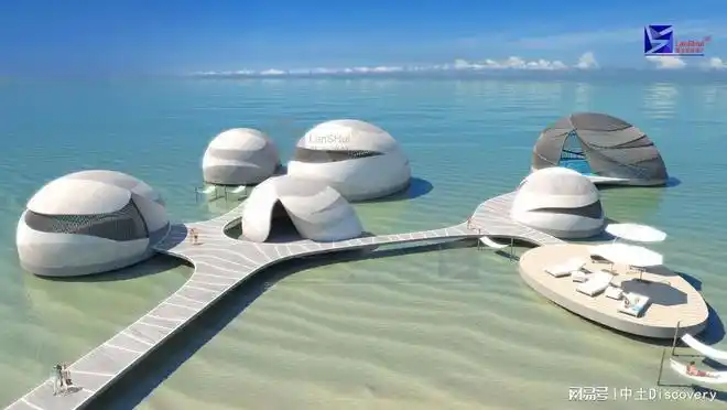 【创意】产品设计与景观应用,水上浮动休憩平台项目分享