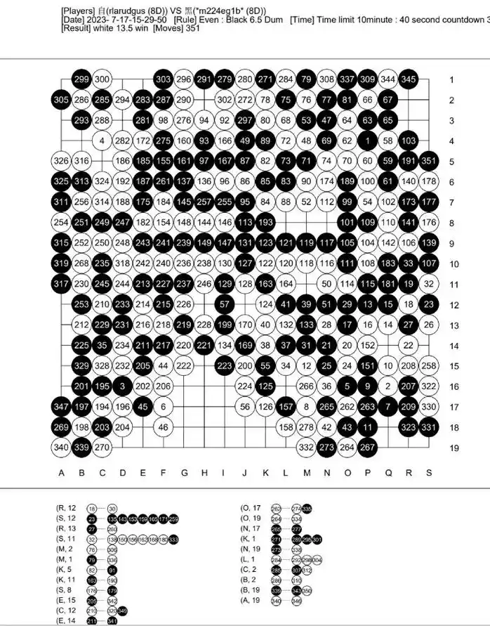 围棋棋谱.#围棋 #围棋教学 #围棋启蒙 #围棋入门 #围棋 - 抖音