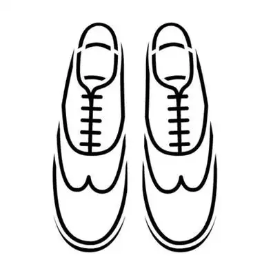鞋子简笔画 - 简单简笔画