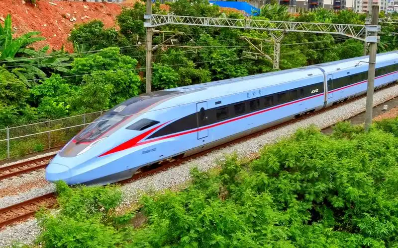 【广深铁路】cr300af-2022担当d7157次通过并会车北上广深城际列车