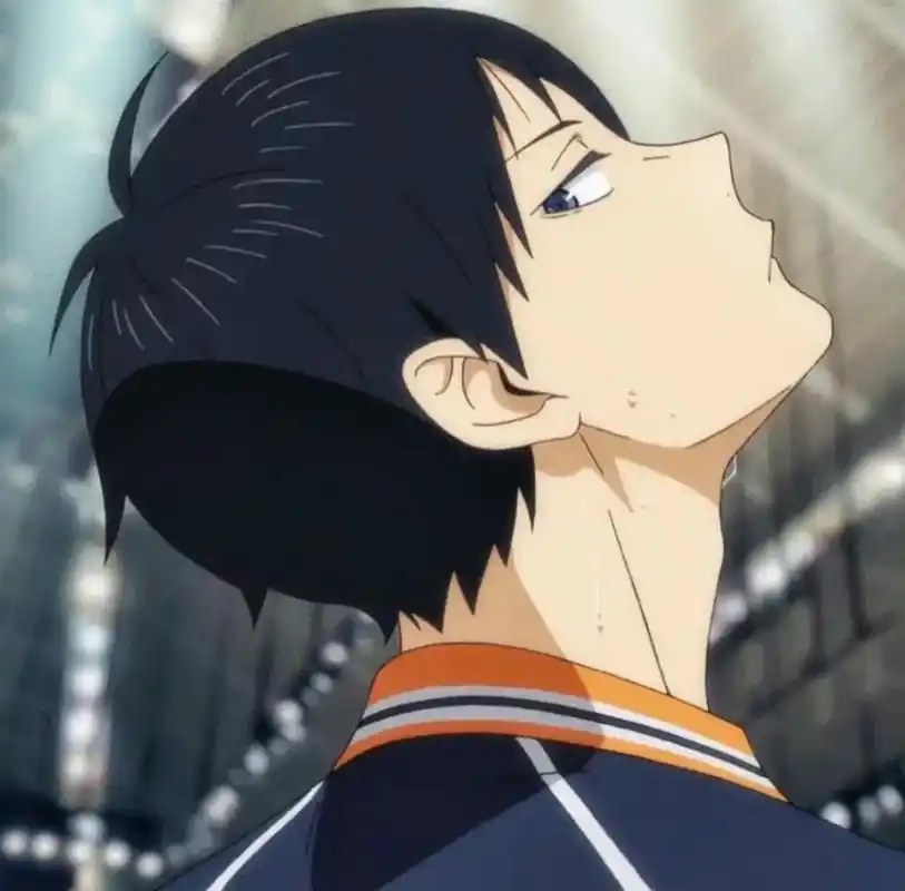 黑发蓝眼运动裤 爷是天才你记住#排球少年 #影山飞雄 #藏原 - 抖音