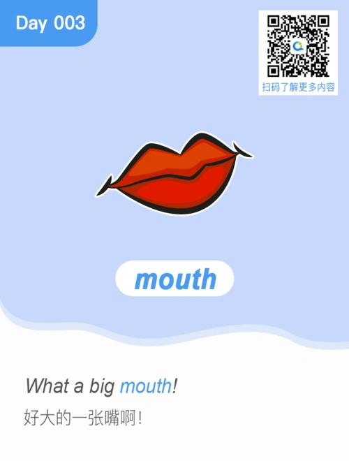 day03:mouth 每日一分钟英语启蒙-喜马拉雅