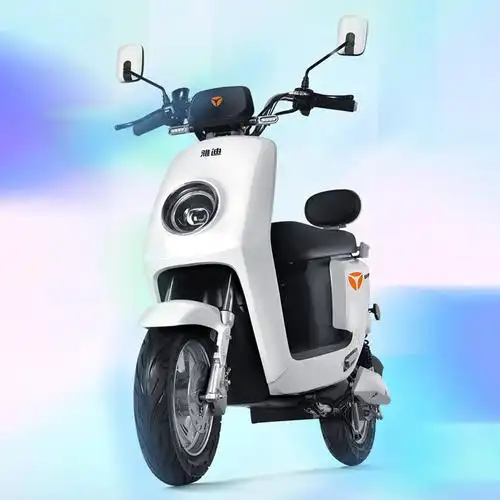 雅迪电动车e1 2.0石墨烯长续航代步通勤助力车小型轻便摩托车莱羽