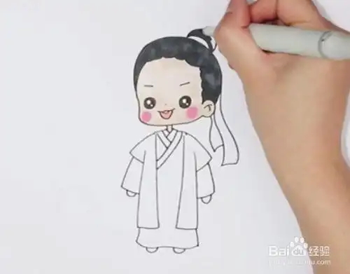 许仙的简笔画怎么画