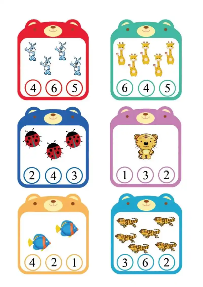 幼儿园数感启蒙97数物对应练习.