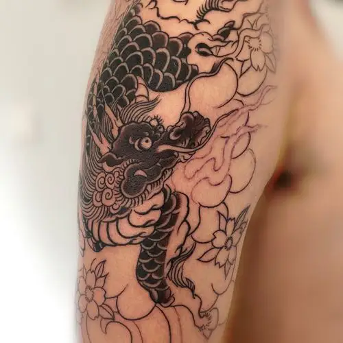 老传统麒麟未完首次体验纹身感谢信任