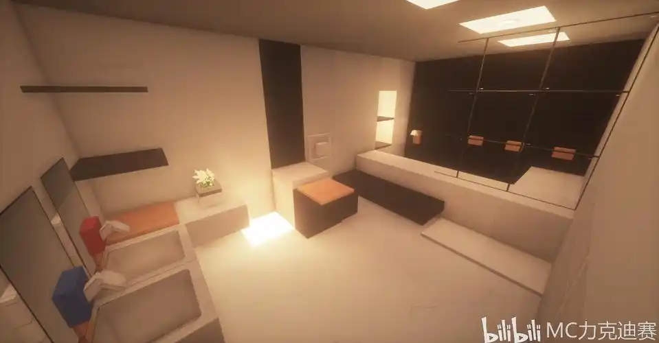 minecraft我的世界位于minecraft海边悬崖上的海景超级度假别墅