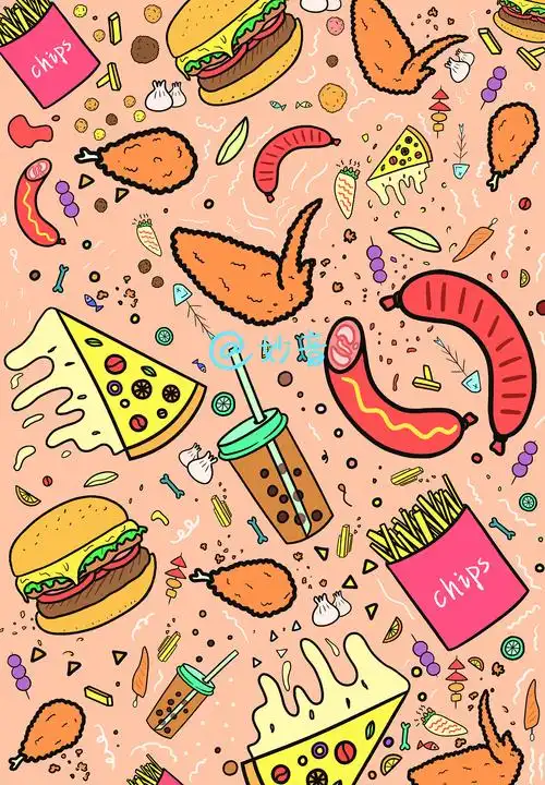 美食壁纸|插画|商业插画|妙音贫穷又秃头 - 原创作品 - 站酷 (zcool)