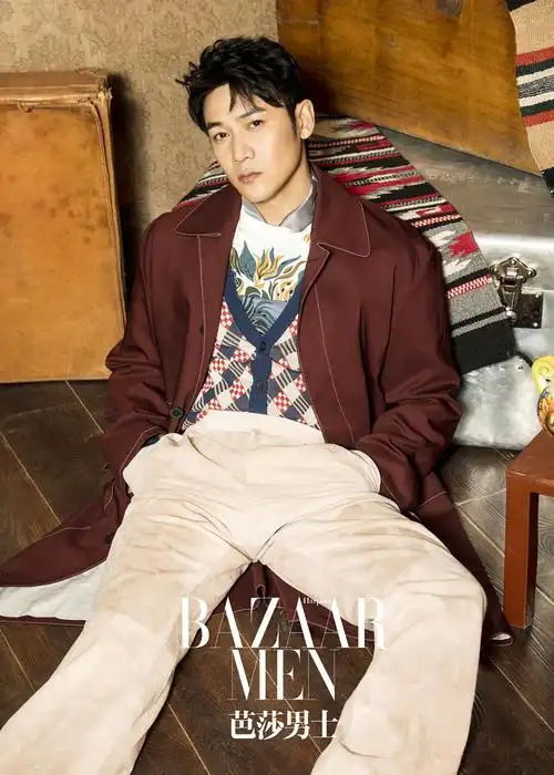陆毅拍芭莎男士封面大片随性演绎真绅士