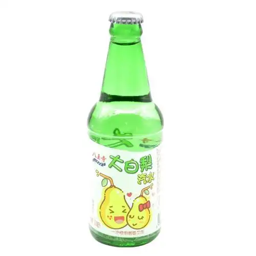 八王寺汽水 八王寺玻璃瓶大白梨汽水东北经典老口味果味碳酸饮料330ml