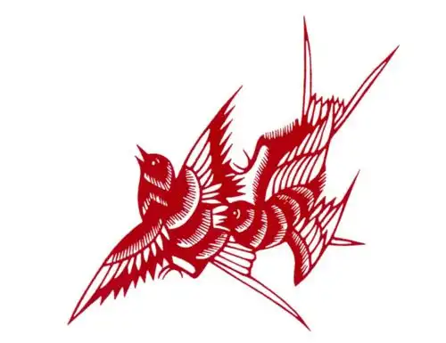 翔字剪纸 手工剪纸图片大全简单-普车都