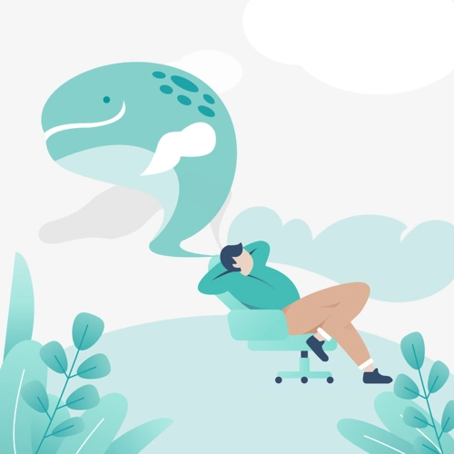 海马减压运营插画