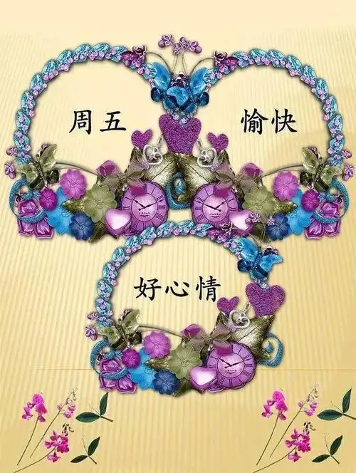 周五早上好问候语图片大全 星期五早晨好祝福句子